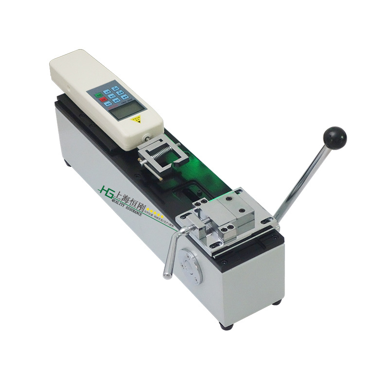 5-20KN线束端子拉力测试仪 手动卧式拉力测试台 端子拉压试验机