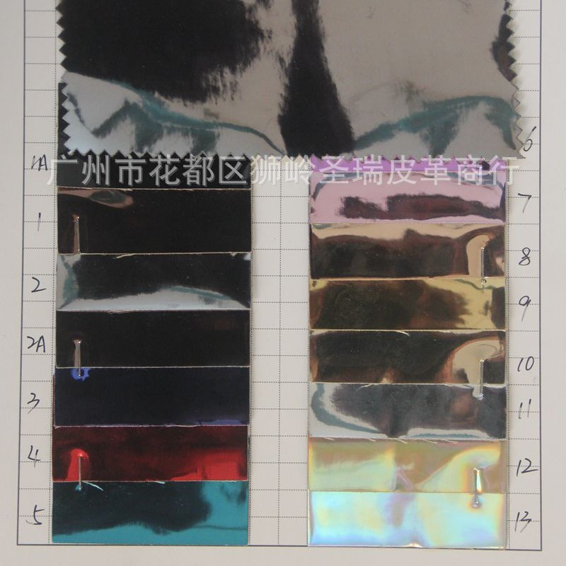 厂家现货批发TPU服装革 TPU镜面鞋材革SR-A1027