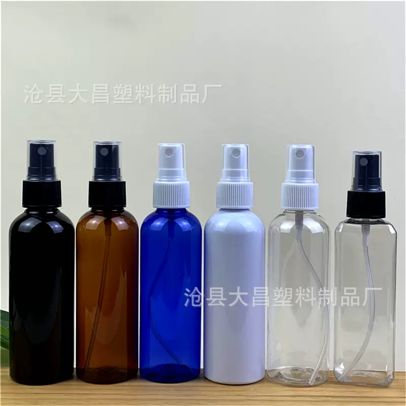 现货 100ml喷雾瓶 pet化妆品美妆护肤分装瓶  100ml塑料瓶 喷瓶