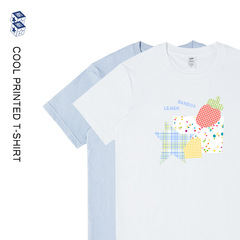 メンズラウンドネックピュアコットン半袖Tシャツレディース夏の新デザインニッチ和風フレッシュルーズトップメンズイントレンド
