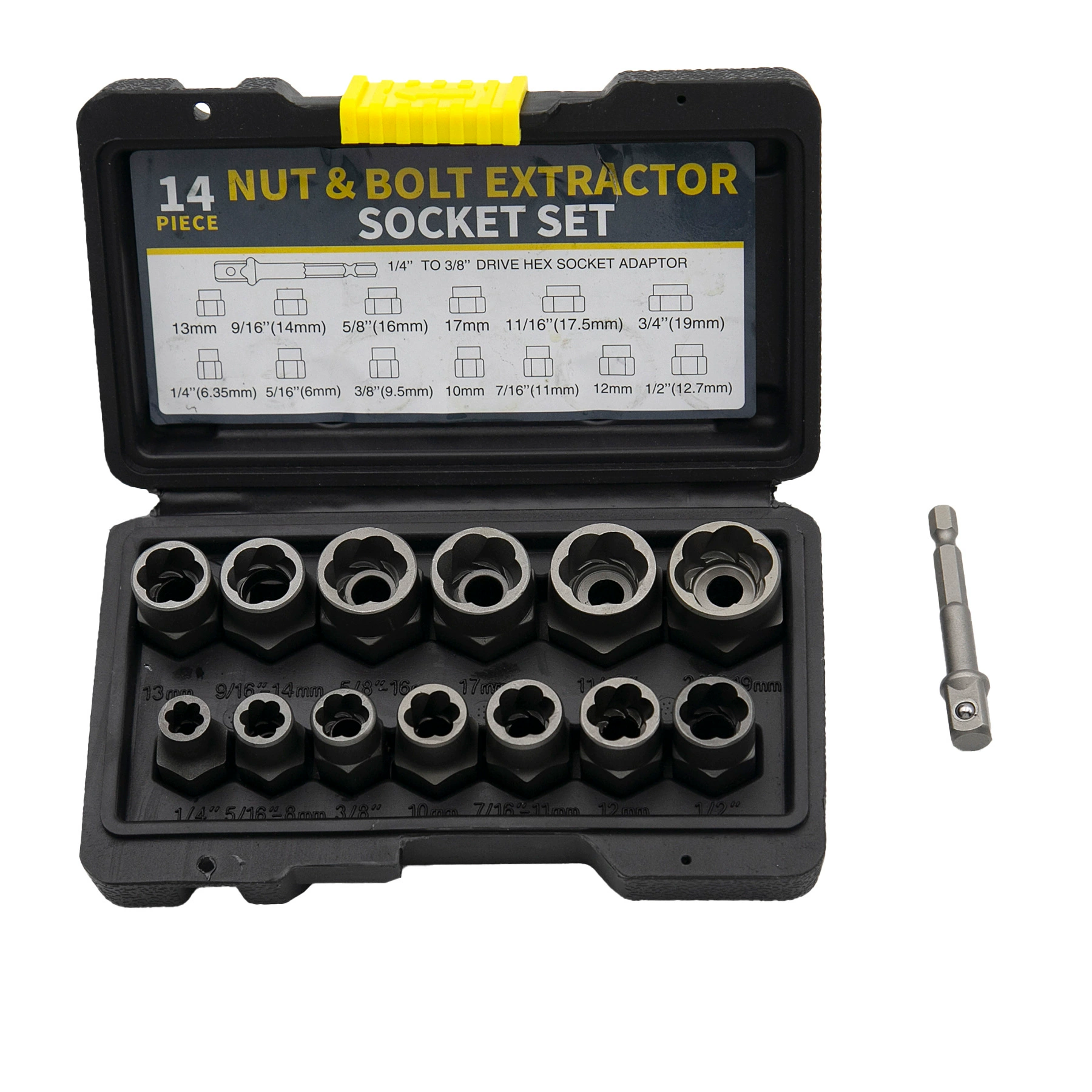 14pcs комплект гайки извитель сломанный винт гайки экстрактор оптовая продажа проволоки