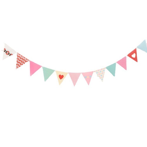 Children's Day School Kindergarten Decoration Trojan Pennant Baby Birthday Birthday Arrangement Colorful Flag Wholesale Customization