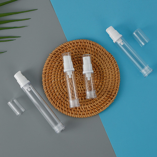 Mini spray lotion vacuum bottle 5ml10ml15ml push-type sample cosmetics travel perfume bottle