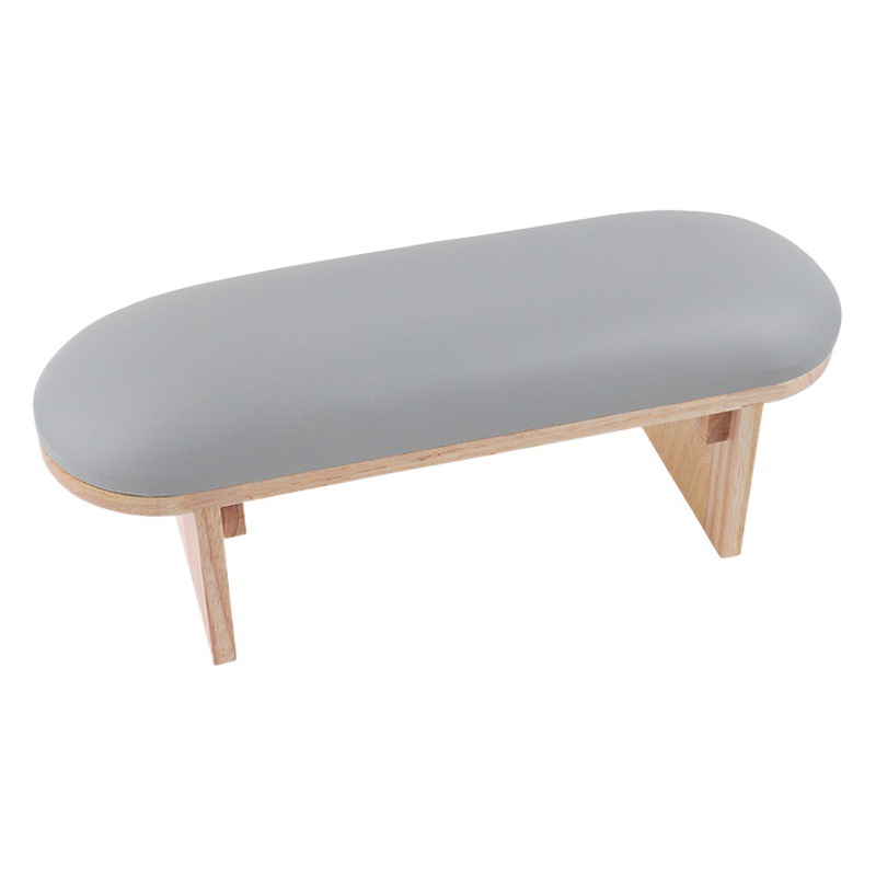 INS manicura mano almohada traje base de madera almohadilla de mano Internet celebridad avanzada estera de mesa de cuero japonés herramienta de la tienda