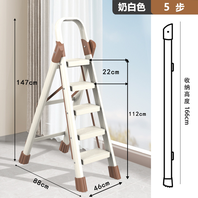 escalera doméstica plegable telescópico multifuncional escalera en zigzag interior escalera plegable escalera escalera de ático escalera gruesa portátil