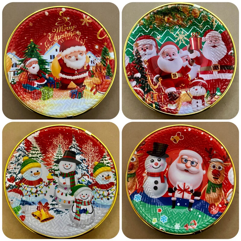 New Christmas Santa Christmas tree elk fruit plate direct package Phnom Penh fruit plate wholesale coffee New Christmas Santa Christmas tree elk fruit plate direct package Phnom Penh fruit plate wholesale coffee