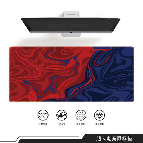 Manufacturer wholesale cross-border e-sports game mouse pad extra large thickened edge csgo boys fine surface table pad customization
