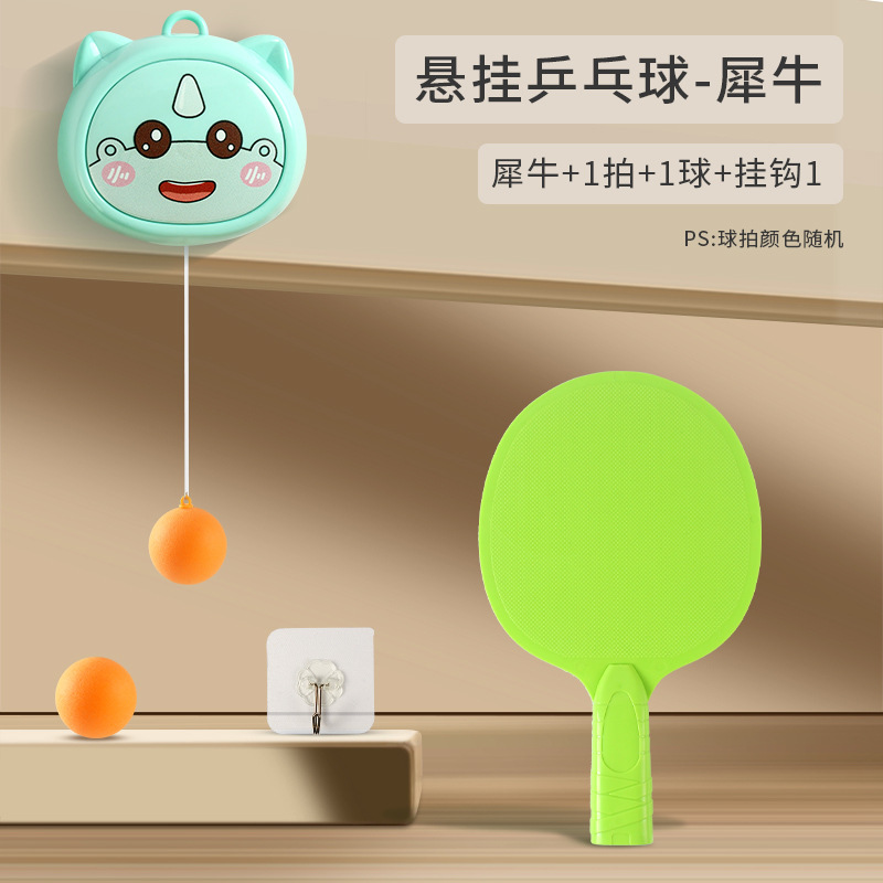 Juguetes de tenis de mesa colgantes para una persona entrenamiento deportivo interactivo padre-hijo interior mini equipo deportivo de ocio