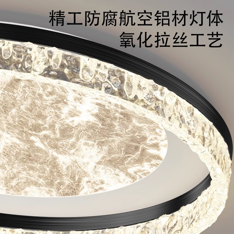 Lámpara de techo de sala de estar de estilo italiano 2025 nuevo dormitorio de comedor minimalista moderno diseñador de alta gama lámpara de nube para el hogar