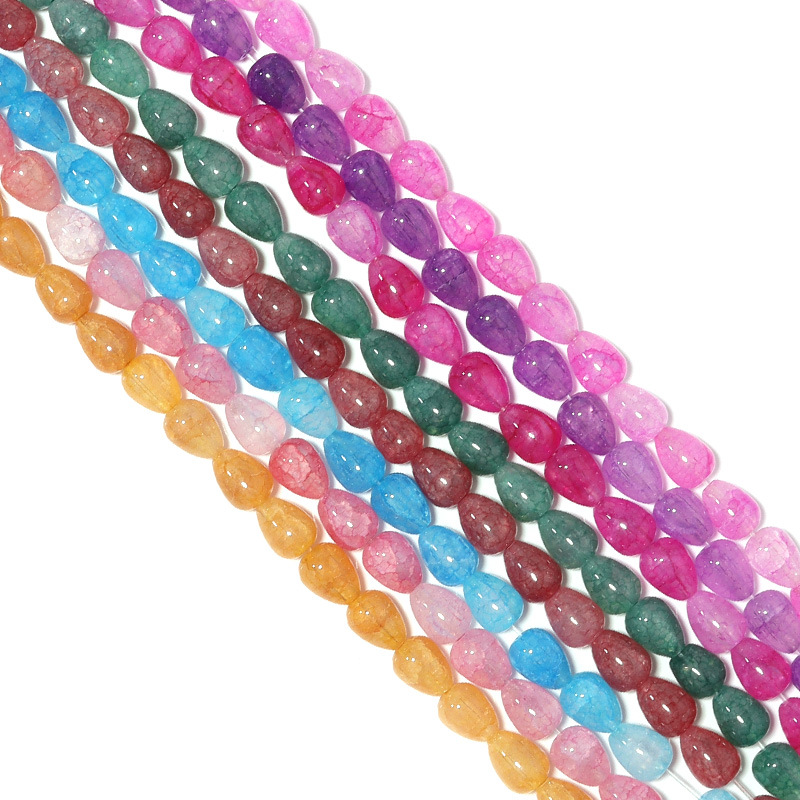 Cartoon Style Colorful Glass Polishing Jewelry Accessories 1 Piece