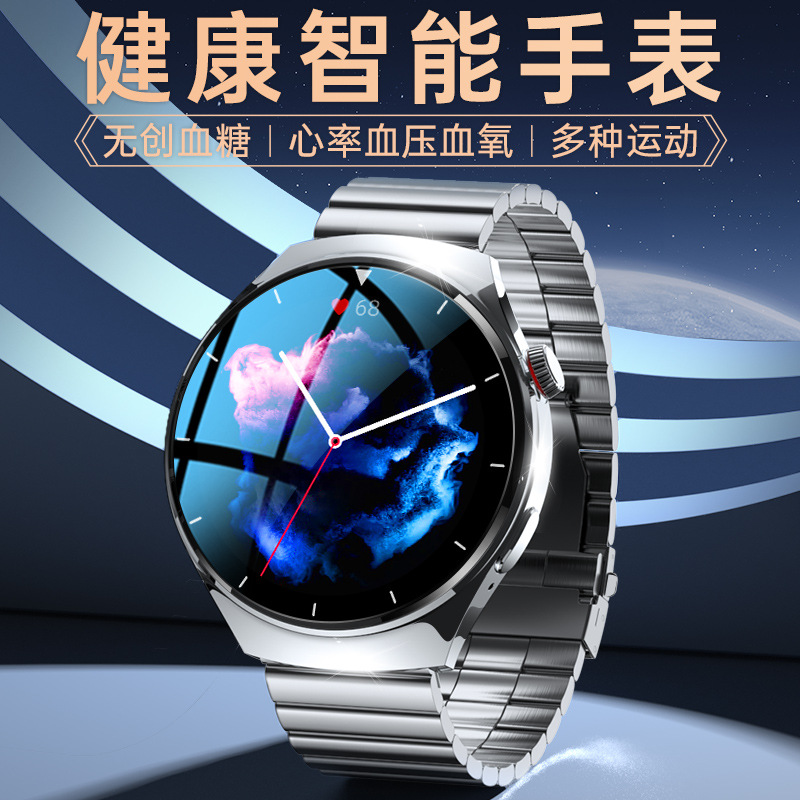 Bk03 Cross-Border Bluetooth Call Blood Pressure Sleep Blood Oxygen Heart Rate Body Temperature Health Monitoring Cost-Effective Smart Watch