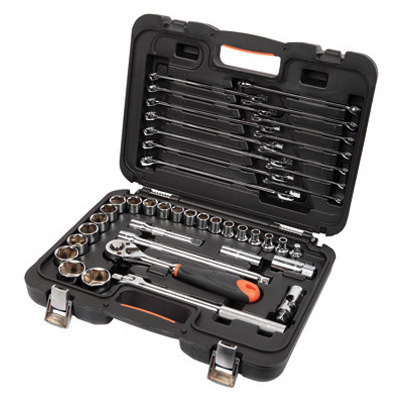 钢盾工具 42件综合性套筒组套 机修汽修套装S010042
