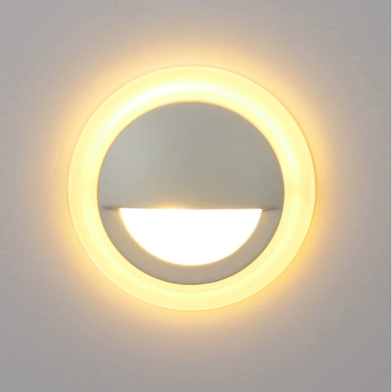 Смайлик напольные светильники гостиная спальня лестничный проход атмосферный светильник круглый угол удар встраиваемый светодиодный ночник