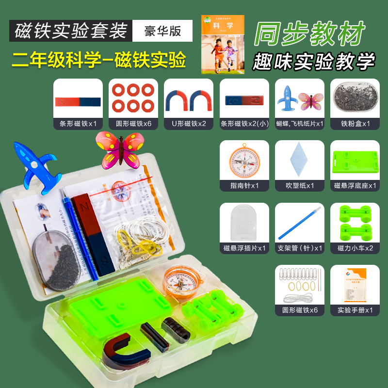 Magnetic set for elementary school students, children's teaching aids for teaching maths, training, science