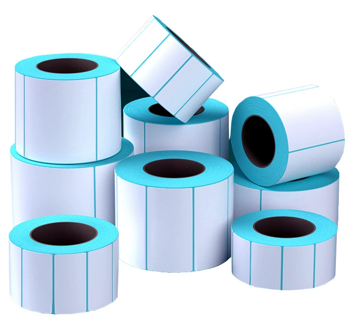 乐文 Ordering special regulation product barcode tag paper 100*100 thermal printing paper without gum label paper