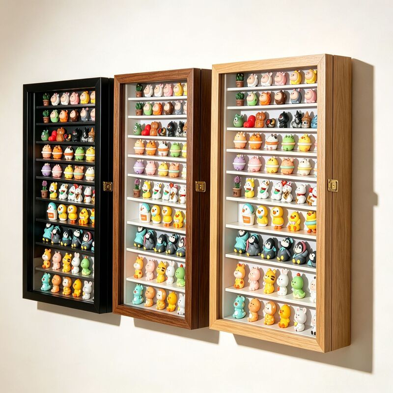 Cross-border figure display frame, blind box storage display rack, moisture-proof, simple style, small ornaments, A3 cute figurine flip photo frame Cross-border figure display frame, blind box storage display rack, moisture-proof, simple style, small ornaments, A3 cute figurine flip photo frame