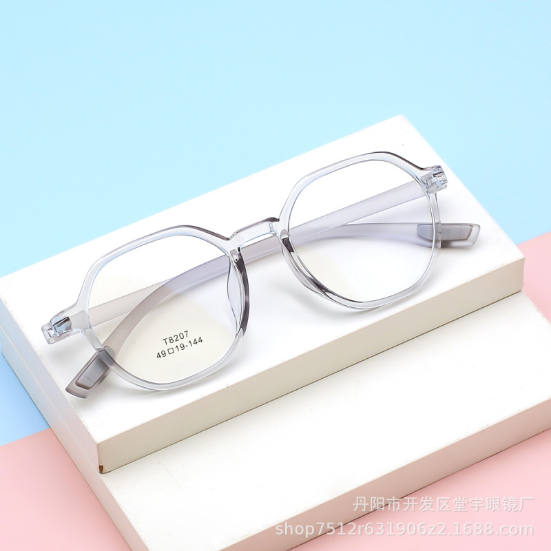 Fashionable Screw-Free Tr Men's and Women's Ultra-Light Can Be Matched with Myopia Glasses Frames for New Feet T8207