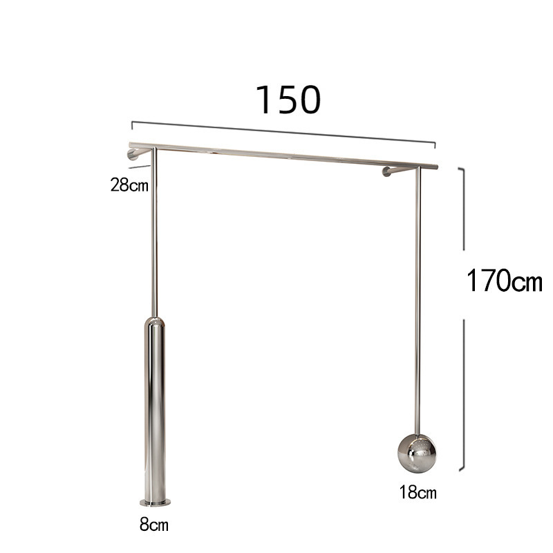 A형은 길이 150cm, 높이 170cm로 스테인레스 스틸로 두꺼워졌습니다.
