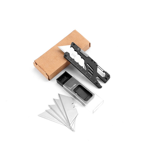 Multifunctional utility knife EDC tool stainless steel DIY paper planting knife creative multifunctional box opener box opener wholesale