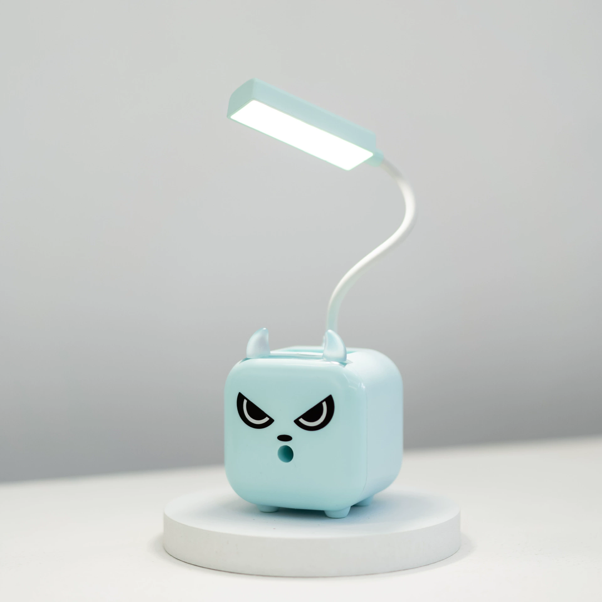 Creative table lamp charging, pens holder, sharpener for students, cute lights, Birthday gift