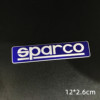 Sparco car sticker personality modification metal nameplate car universal decorative tail label scratch scratch scratch blocking aluminum label