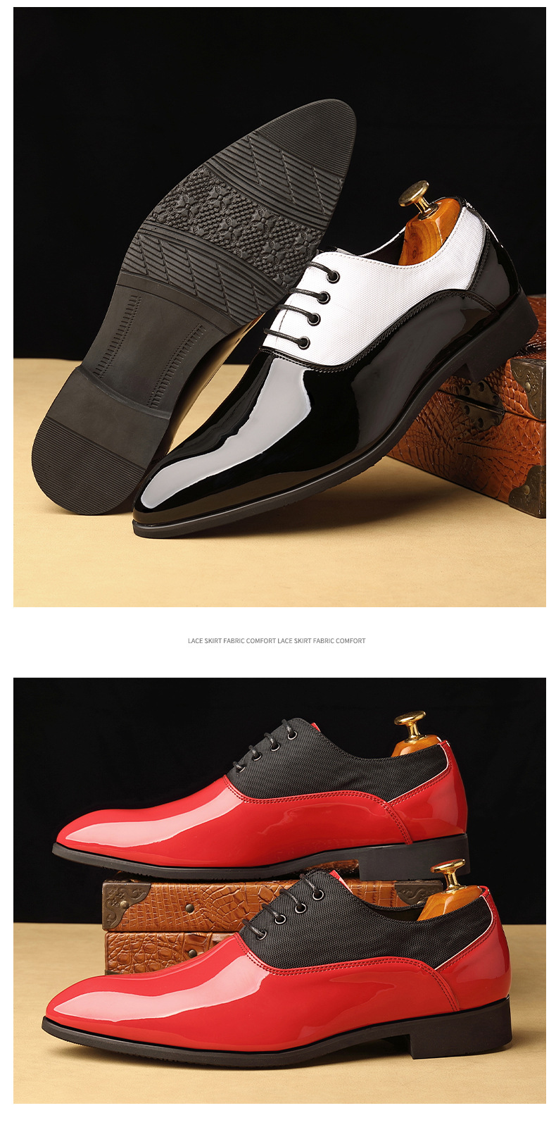 Business dress pointed shoes Casual shoes for men_vogvips.com