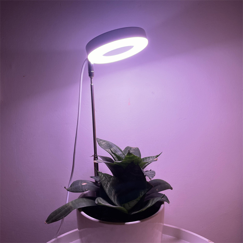 跨境LED植物生长灯全光谱室内水培多肉补光灯智能定时插地植物灯