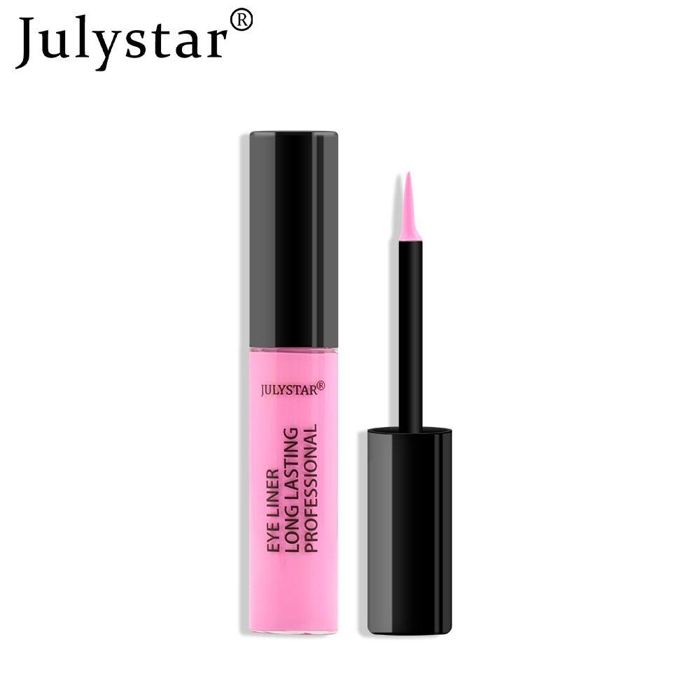 julystar Cross-border Halloween Beauty Eyeliner Liquid Cross-border Colored Waterproof, Oil-Proof and non-smudging Eyeliner Pen wholesale undefined