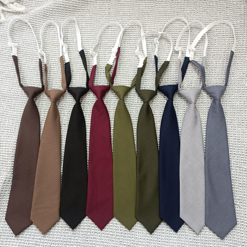 Suit Fabric Solid Color TR Twill Wine Red Black Navy Green Knot-free Tie Tie Collocation Shirt Casual Photography Suit Fabric Solid Color TR Twill Wine Red Black Navy Green Knot-free Tie Tie Collocation Shirt Casual Photography