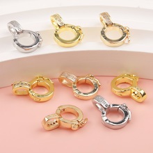 18K�~僽�߱�ɫ΢��ʯ�f�ܵ����ۈA�������朿���diy�Ʒ���
