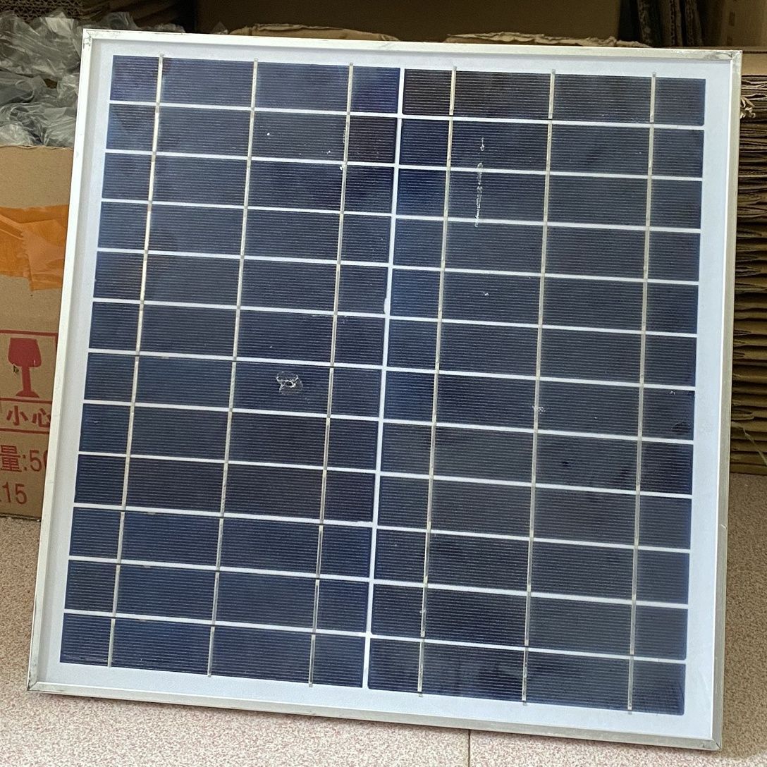 12伏10瓦16瓦多晶矽太陽能板發電板帶邊框