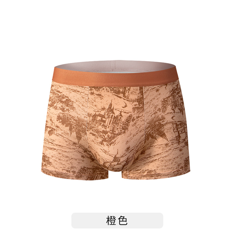 Nuevas pantalones chinas de hombre algodón seda de morera 7A antibacteriana entrepierna transpirable piel cómoda cintura media pantalones al por mayor