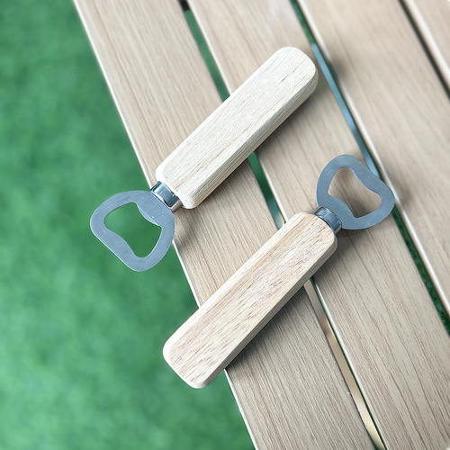 Wood handle beer bottle opener Solid wood beer bottle opener Simple wood bottle opener Soda bottle opener
