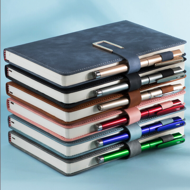 A5 Business Notebook Logotipo personalizado Bloc de notas Subconjunto de hebilla magnética de oficina creativa Cuaderno de diario al por mayor