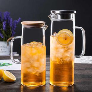 Cold Water Kettle High Borosilicate Glass Water Kettle Household Teapot Cool Boiled Water Cup Large Capacity Lemon Water Kettle Fruit Tea