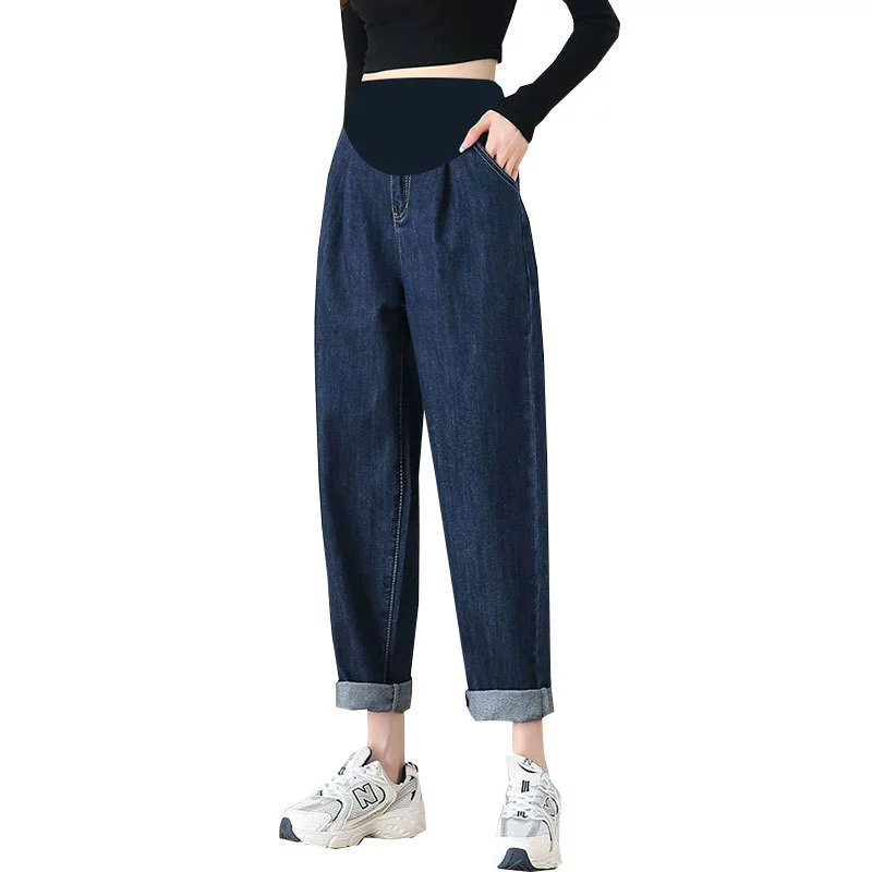Summer trousers, thin autumn jeans, 2023, plus size