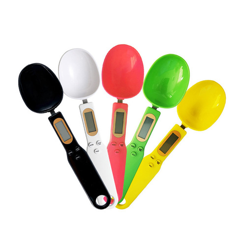 Electronic measuring spoon scale household small mini electronic scale weighing spoon weighing handheld ingredient scale food white gram weighing