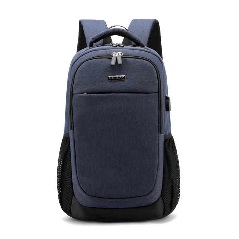 Mochila Oxford para hombre con carga inteligente usb 2022 nueva mochila de viaje de negocios informal mochila escolar para estudiantes de secundaria