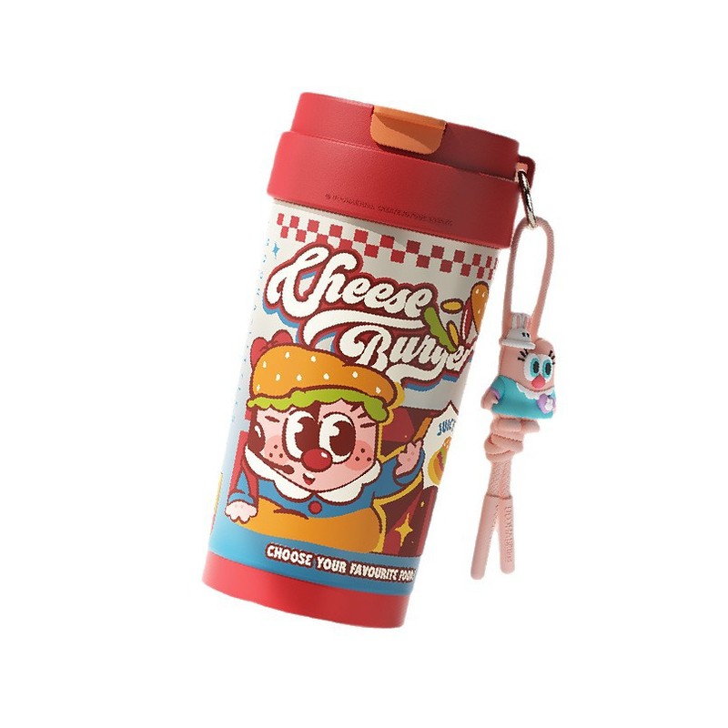 uooha多巴胺咖啡杯外出携带杯子不锈钢水杯吸管保温杯便携保冷杯|undefined
