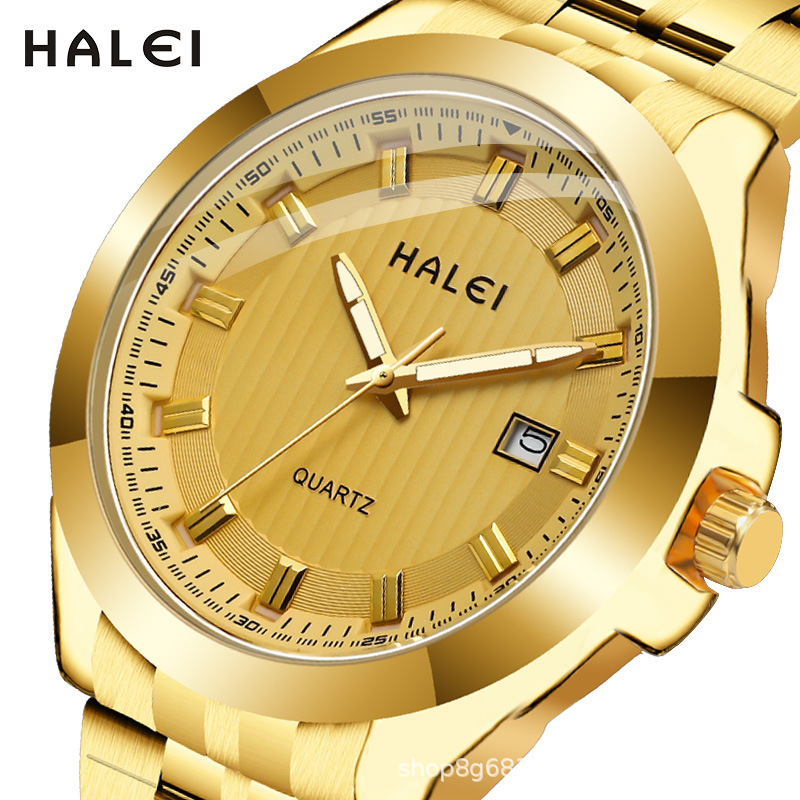 Luxury quartz wrist watch, high quality men women watch gift