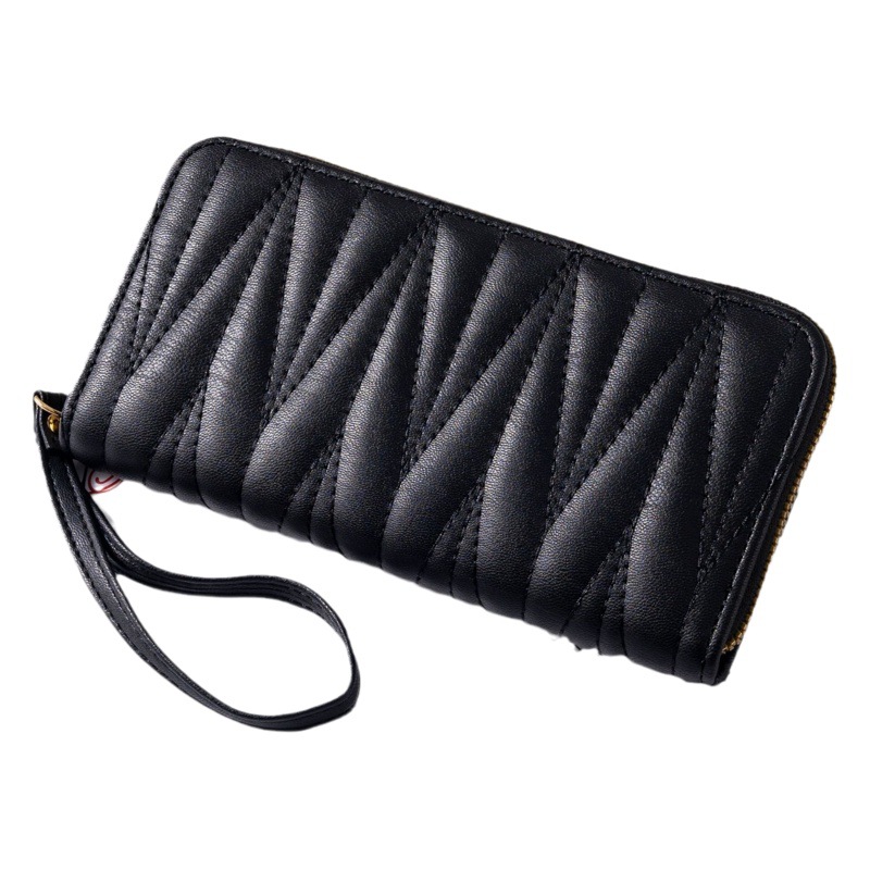 Cartera de mujer estilo macaron – Cremallera y diseño europeo – Ideal para venta transfronteriza