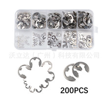 �S��ֱ�N 200pcs���b 304���P�E�Ϳ��ɓ�Ȧ 1.5mm-10mm�_�ړ�Ȧ