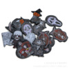 Black acrylic hairgrip, accessory, halloween, wide color palette