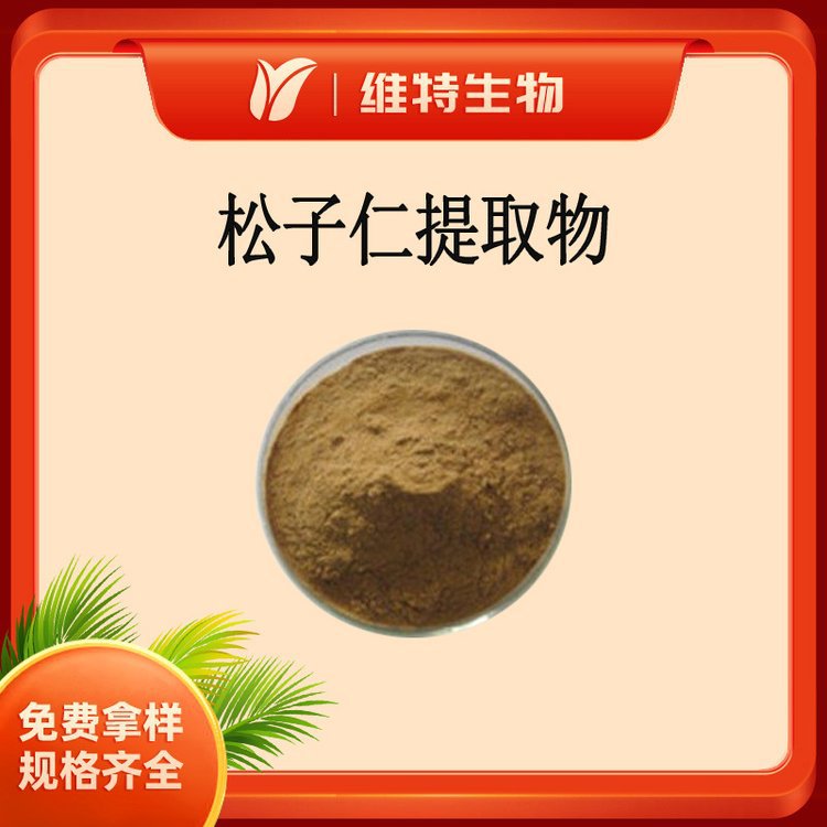 松子仁提取物10:1 水溶性松子仁粉 植物提取物松子粉现货批发