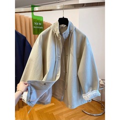 韩版洋气风衣短外套女宽松显瘦春秋季新款小个子时尚棒球服夹克女