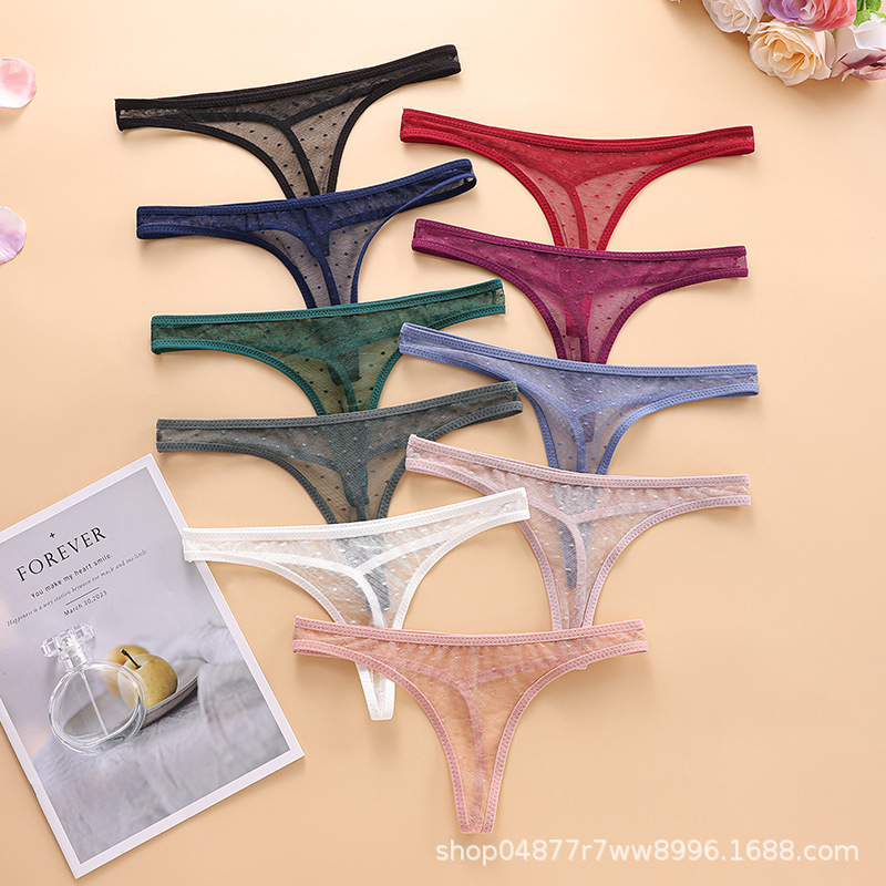 European and American Sexy Breathable Women's Thong Lace Temptation Seamless Low-Waist Underwear Women's Cross-Border E-Commerce Wholesale Foreign Trade European and American Sexy Breathable Women's Thong Lace Temptation Seamless Low-Waist Underwear Women's Cross-Border E-Commerce Wholesale Foreign Trade
