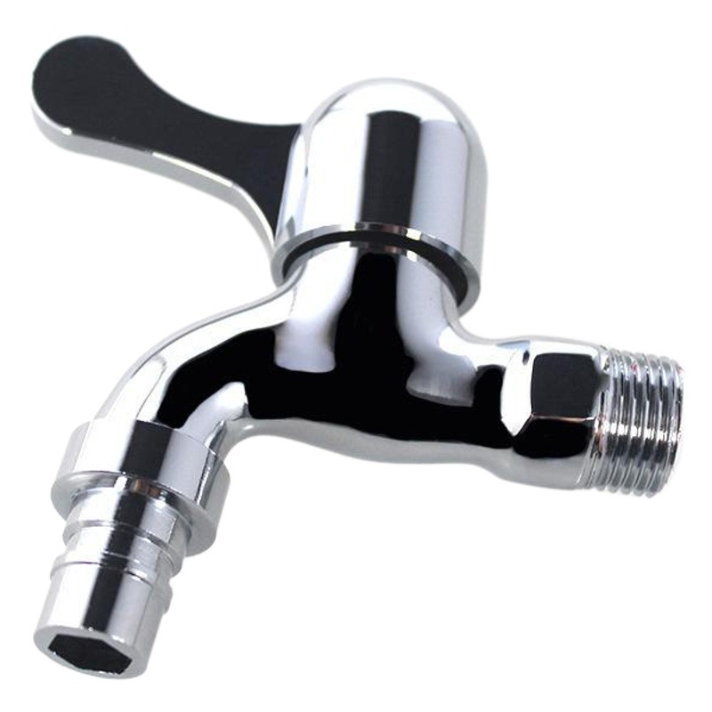 Copper washing machine faucet in-wall type single cooling quick opening faucet Guangdong Tsim nozzle faucet