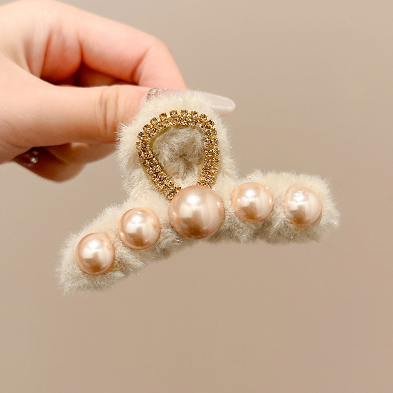 Clip grande para el cabello, pinza elegante para mujeres con cabello grueso