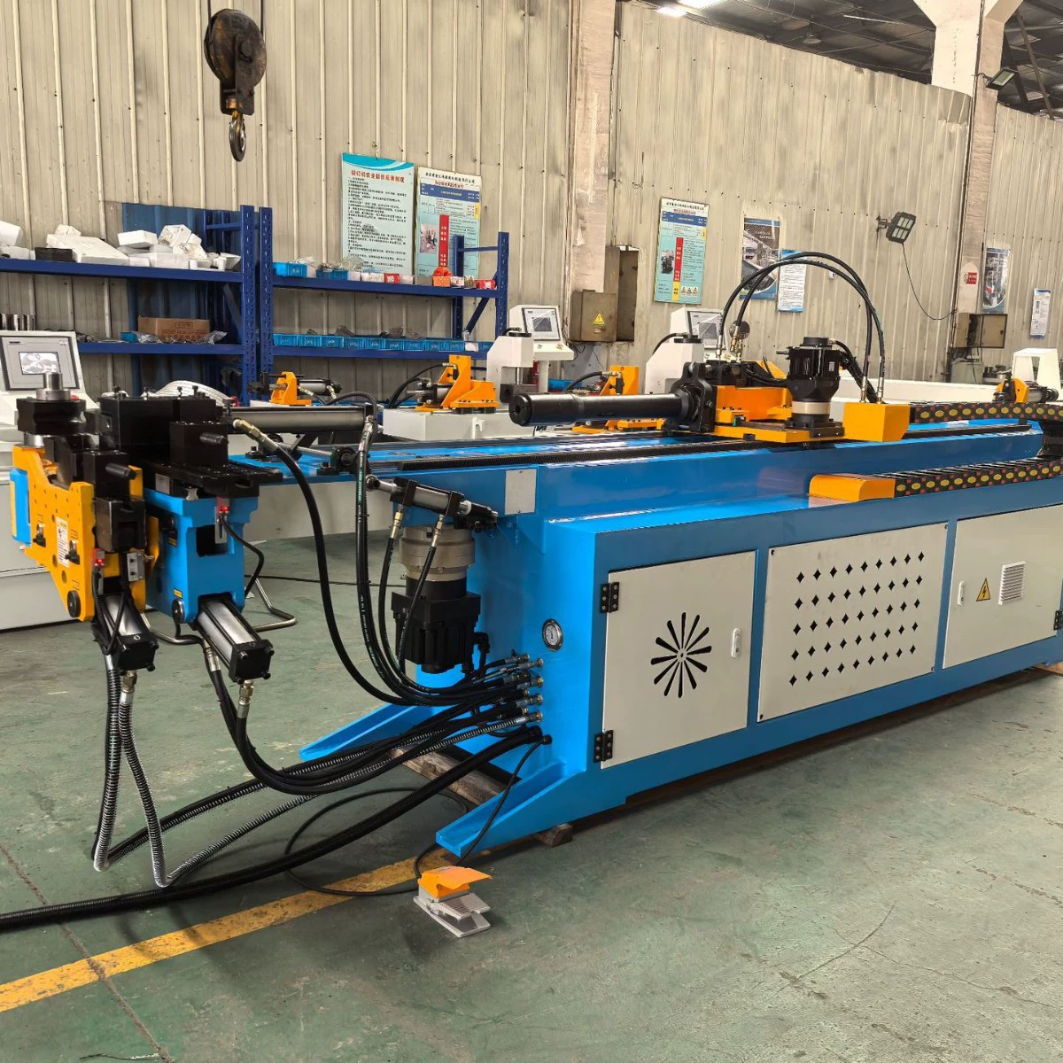 Полностью автоматический станок для гибки труб с ЧПУ 38CNC, сервоприводной станок для гибки труб из нержавеющей стали, станок для формовки металла