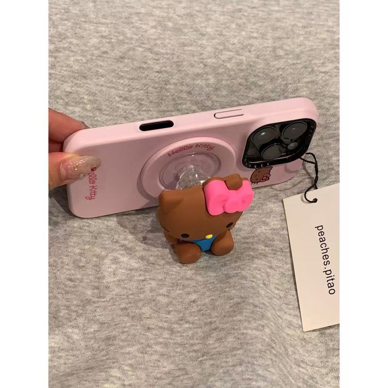 菲林磁吸立体黑皮KT支架适用iPhone16苹果15ProMax手机壳14/13|undefined